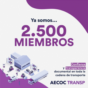 AECOC TRANSP supera las 2.500 empresas y avanza en la digitalización de documentos de prl y seguridad